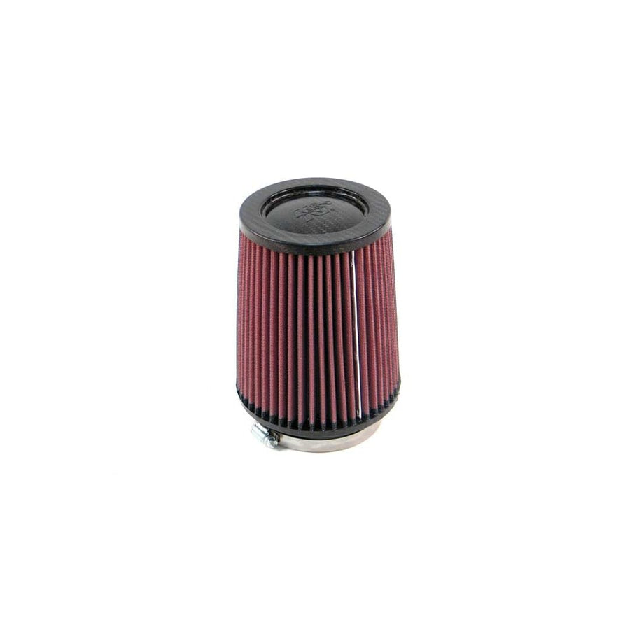 High-Flow K&N Original Lifetime Universal Air Filter - Carbon Fiber Top: Performance, Premium: Flange Diameter: 3.5 In, Filter Height: 6.5 In, Flange Length: 1.25 In, Shape: Round Tapered, RP-4630