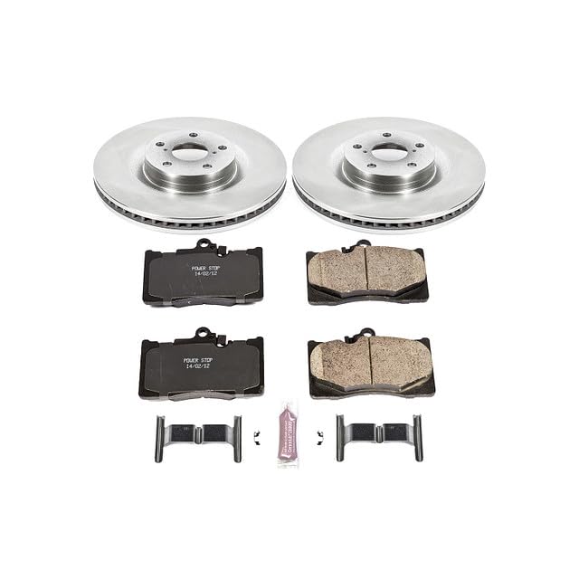 Power Stop Autospecialty KOE6353 Front Replacement Brake Kit-OE Brake Rotors & Ceramic Brake Pads