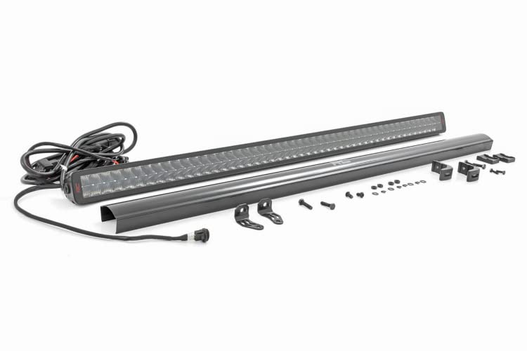 50" Rough Country Dual Row Spectrum Series LED Light Bar - 480W, 43,200 Lumens, 5W Osram LEDs, Combo Spot & Flood Beam, Built for Rugged Off-Road Use