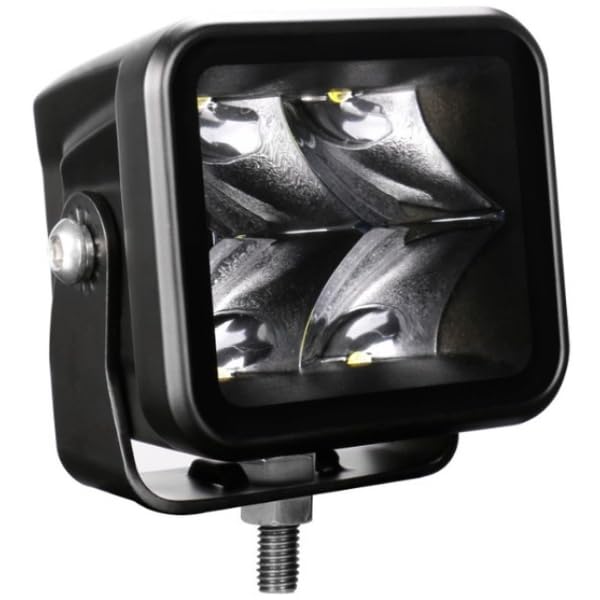 20-Watt Race Sport Lighting Off-Road Light Cube Style High Power AUX LED On-Road Compliant Light Pattern RS3TEMPCL