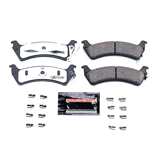 Power Stop Z36-666 Z36 Truck & Tow Rear Carbon Fiber-Ceramic Brake Pads with Hardware For Jeep Grand Cherokee 1994-1998 [Model Specific]