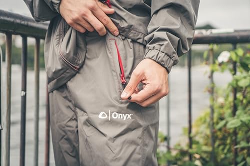 Men's Onyx Essentials Rain Pants, Grey