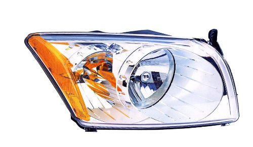 Passenger Side Headlight for Dodge Caliber 07-12 without Leveling System | DOT Certified 5303738AK | CH2519118