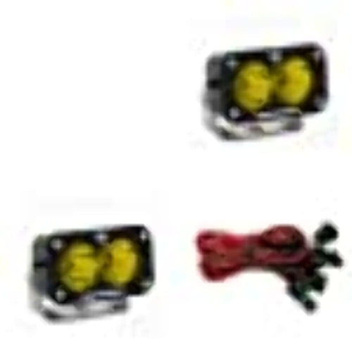 Amber Baja Designs S2 Pro Pair Flood/Work LED,1 Pack 48-87816