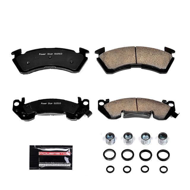 Power Stop Z23-614 Z23 Evolution Sport Carbon Fiber Infused Ceramic Brake Pads with Hardware For Buick Commercial Chassis, Chevrolet Caprice, Chevrolet Impala [Model Specific]
