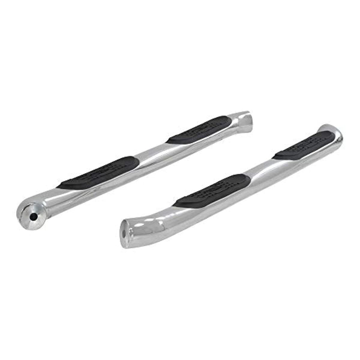 3-Inch Round Polished Stainless Steel ARIES Nerf Bars, No-Drill, Fits Select Toyota Highlander
