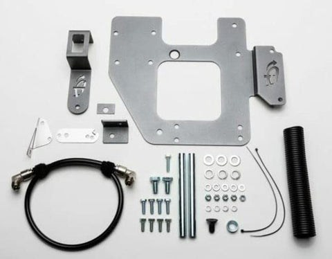 Compressor Bracket & Hardware UDA 123-7810 - JK Engine Bracket for ARB Dual Air Compressor - Black
