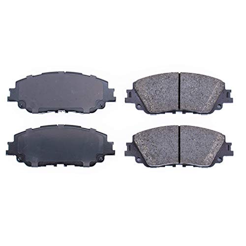 Power Stop Z16 Evolution 16-2076 Front Ceramic Brake Pads For Lexus ES250 ES300h ES350 UX250h | Toyota Avalon Camry C-HR Rav4 Venza [Application Specific]