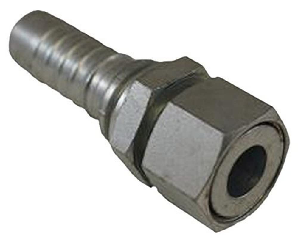 GlobalSpiral Couplings Gates 8GS-8FFORX, Female Flat-Face O-Ring Swivel, Zinc Plated Carbon Steel, 2.87", 1/2" ID