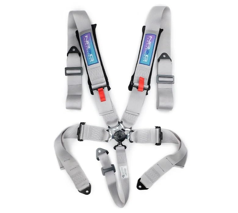 5PT NRG 3in. Seat Belt Harness / Cam Lock - Silver