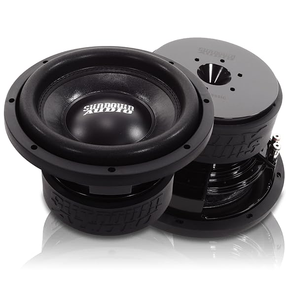 Sundown Audio Classic Series SA-12 12" Dual 2 Ohm Subwoofer - Black Motor, 1000W RMS / 2000W Peak Power, Competition Grade, High-Temperature Voice Coil, Optimized for Deep Bass