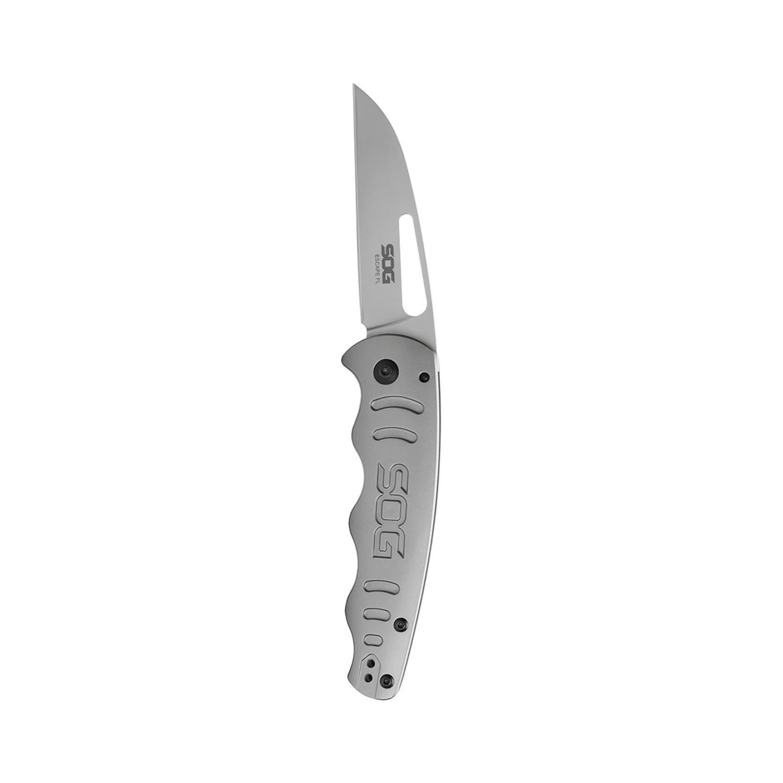 SOG Escape FL Pocket Folding Knife | Professional Entry-Level, All-Metal Construction, Frame-Lock, Reversible Pocket Clip
