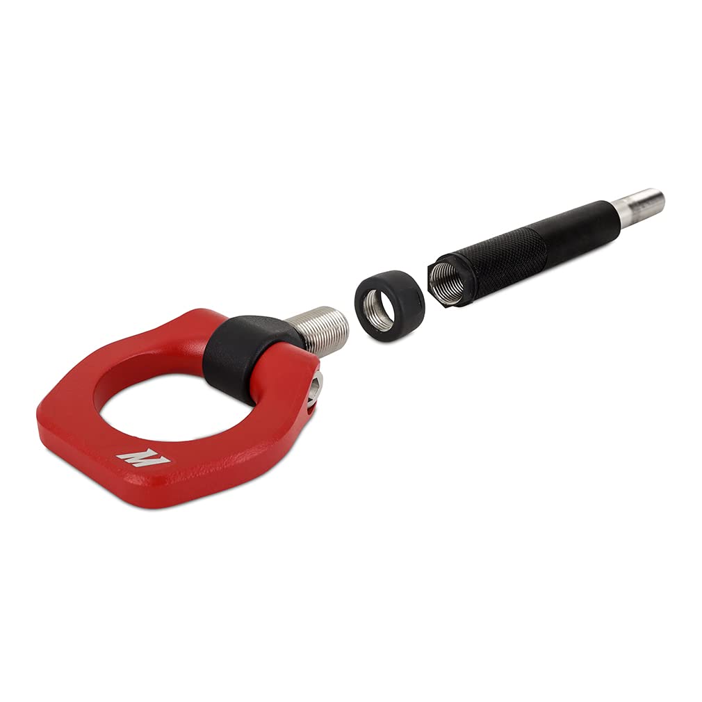 Mishimoto Tow Hook Racing, Front Compatible with Subaru WRX 2022+/Crosstrek 2018+, Red