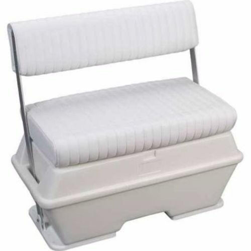 Moeller Swing Back Deluxe Permanent Mount Cooler or Livewell Boat Seat (50-Quart, 30" x 17" x 34.5")