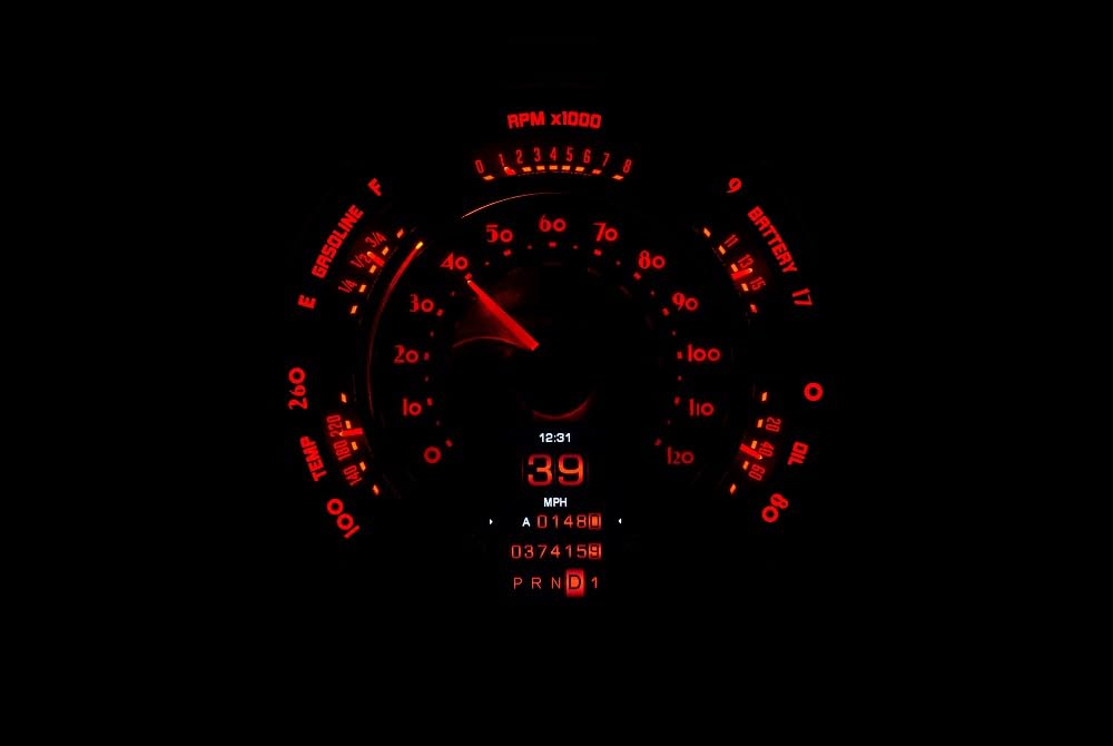 Chevy Classic Car RTX Instrument Cluster by Dakota Digital