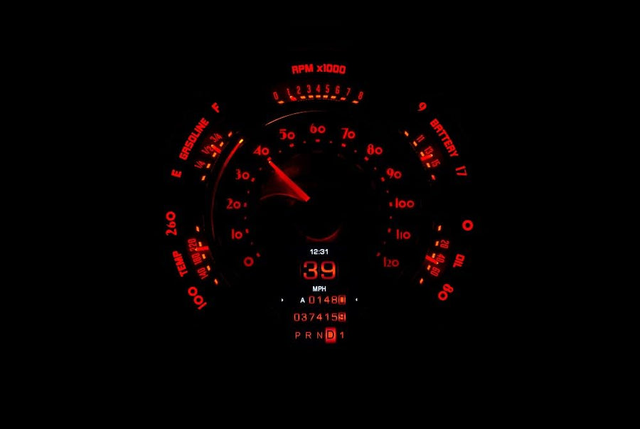 Chevy Classic Car RTX Instrument Cluster by Dakota Digital