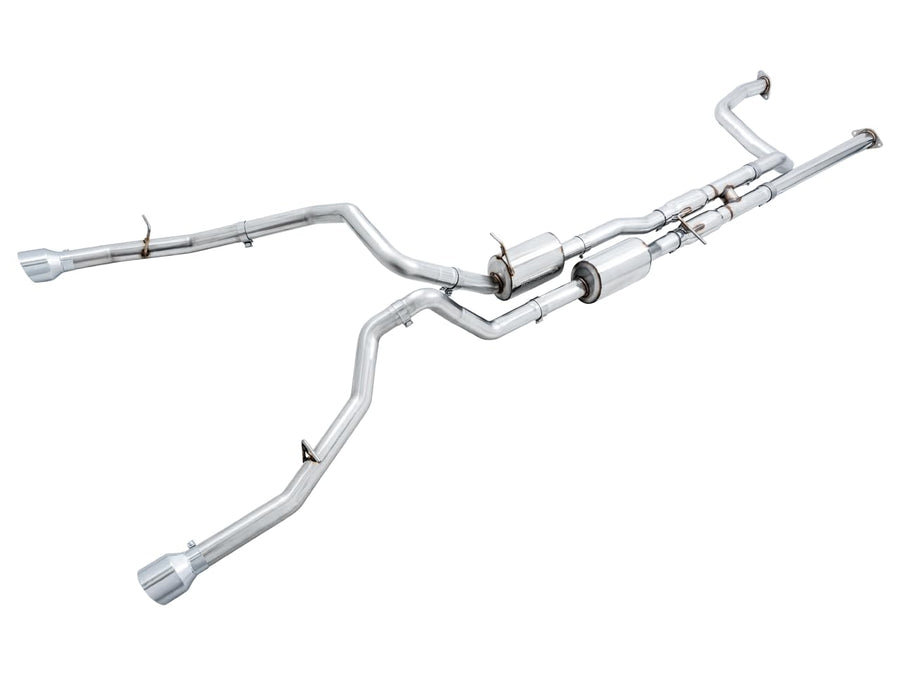 2021 RAM 1500 TRX AWE Tuning 0FG Cat-Back Exhaust - Chrome Silver Tips - 3015-32004