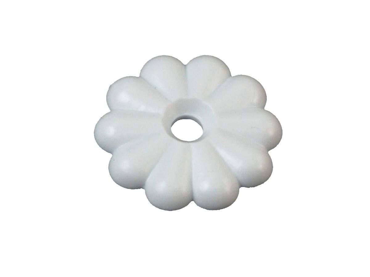 H613 RV Designer, Rosette Washers with #6 Screws, White, Interior Hardware, small, 14 Per Pack