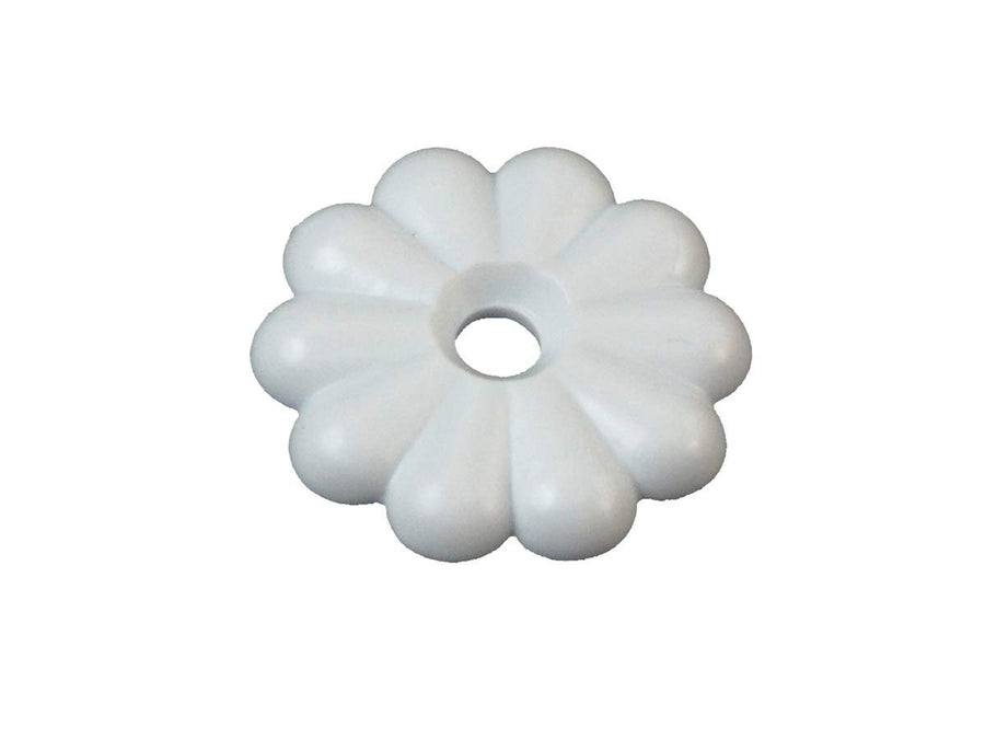 H613 RV Designer, Rosette Washers with #6 Screws, White, Interior Hardware, small, 14 Per Pack