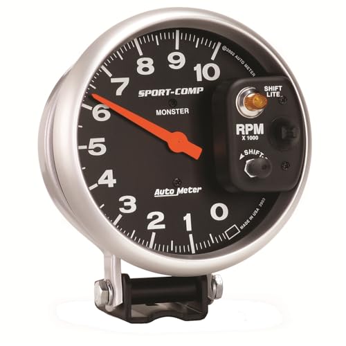 Auto Meter Sport-Comp 3903 Shift-Lite Tachometer,5.000 in.