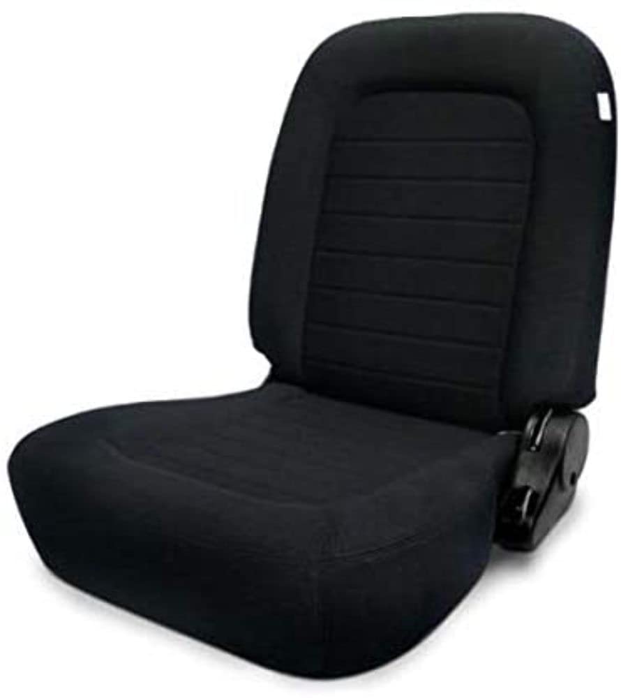 Black Velour ProCar by Scat 80-1550-61L Classic Low Back Recliner Left Seat Racing