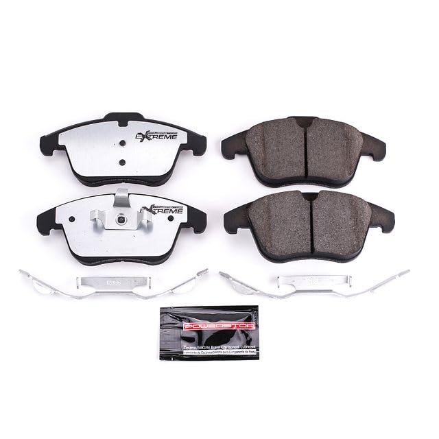 Power Stop Z36-1306 Front Carbon-Fiber Ceramic Brake Pads Z36 Truck & Tow For Land Rover LR2, Land Rover, Volvo S60, Volvo S80, Volvo V60, Volvo XC70 [Model Specific]