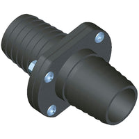 T-H Marine Inline Scupper Double Barb Check Valve - 1-1/8" - Black