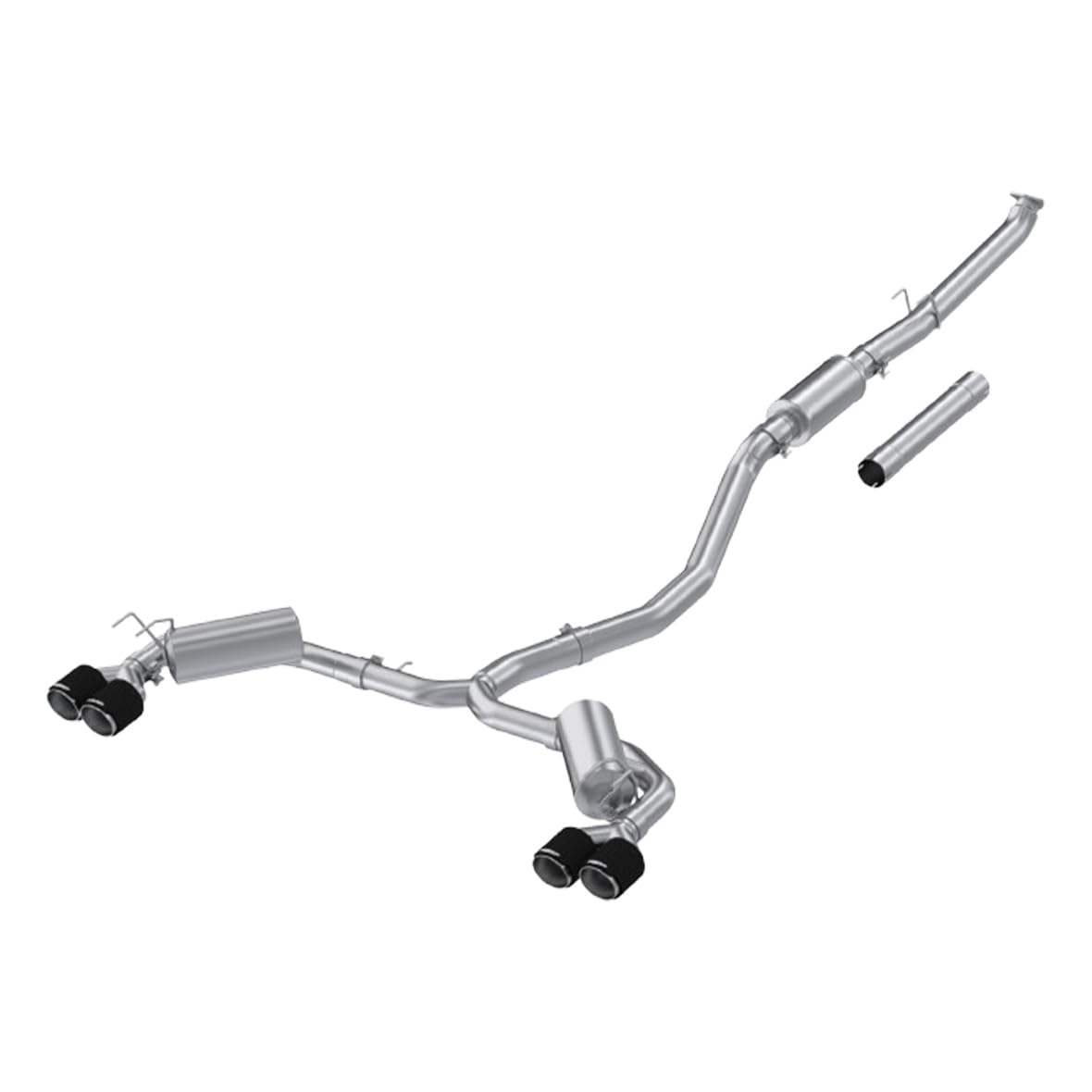22-24 Honda Civic/Sport Touring MBRP 1.5L T304 SS Cat-Back Exhaust 2.5in Dual Split Rear w/CF Tips