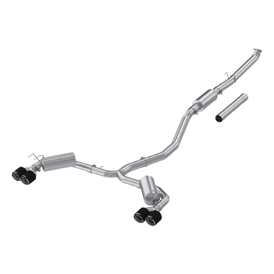 22-24 Honda Civic/Sport Touring MBRP 1.5L T304 SS Cat-Back Exhaust 2.5in Dual Split Rear w/CF Tips