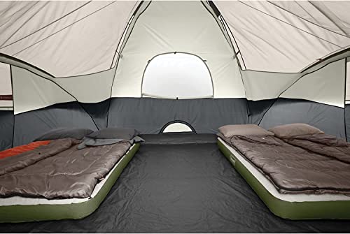 8-Person Coleman Tent for Camping | Red Canyon Car Camping Tent, Black