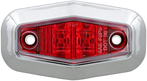 Optronics Led Marker/Clearance Light, Red MCL13RTRS