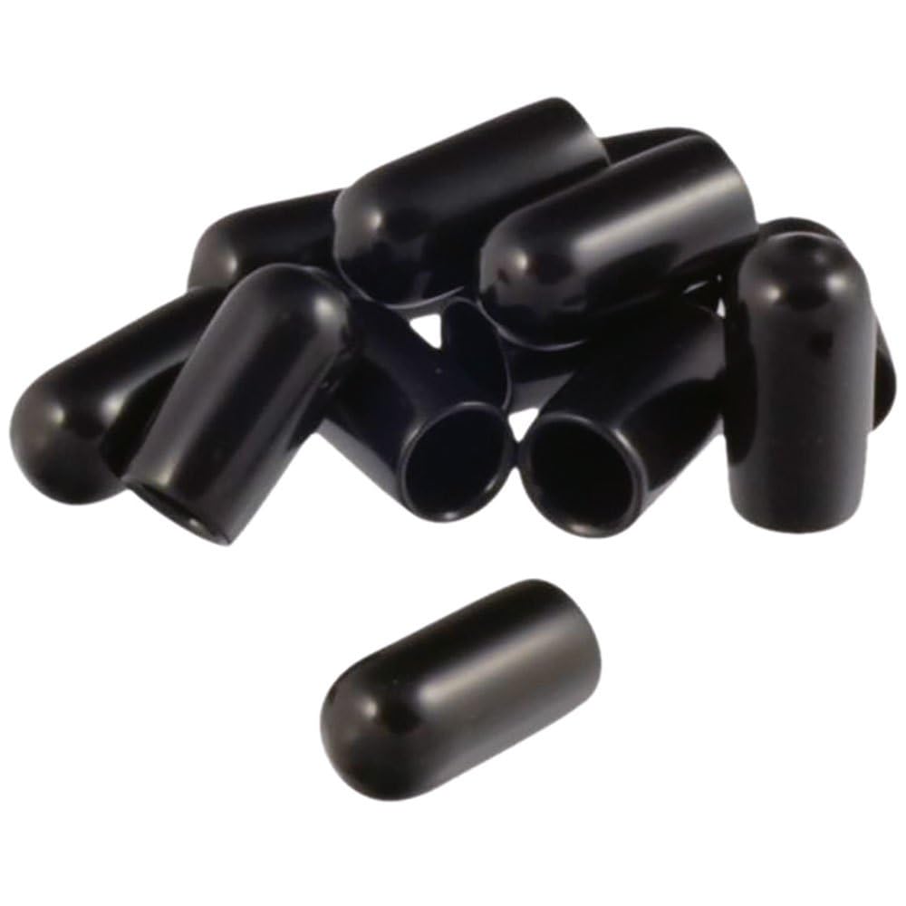 SeaStar Bleed Nipple Caps HP6044 12 Pack Black Plastic Boat Fuel System Tool