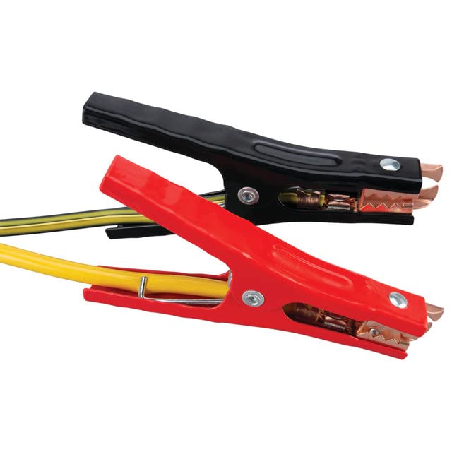 8GA x 12' Performance Tool W1671 Jumper Cables - Heavy Duty Booster Cables with Copper-Clad Aluminum Wire for Cars, Trucks, and SUVs