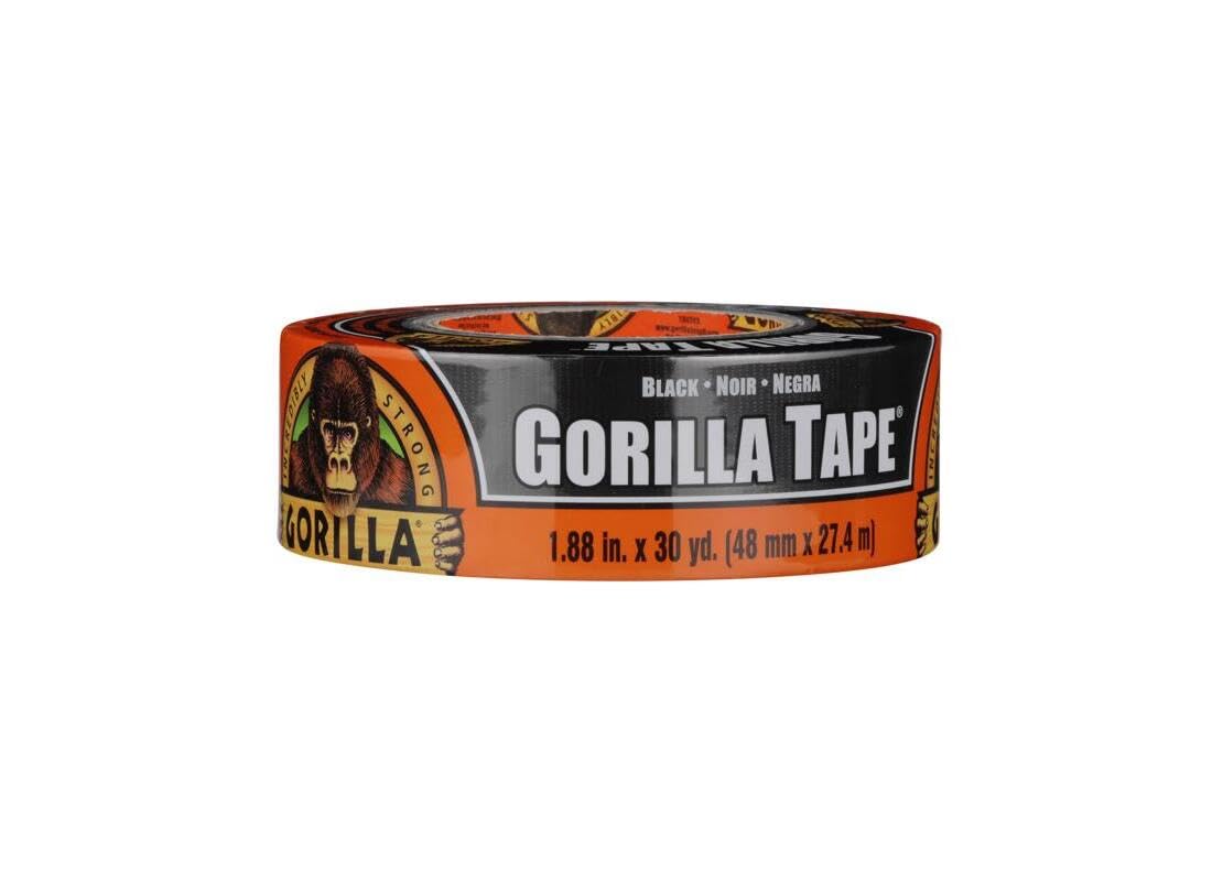 Gorilla Tape Gorilla, 3" Core, 1.88" X 30 Yds, Black