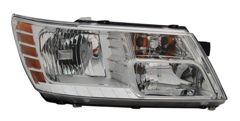 Right TYC Headlight Assembly Compatible with 2009-2016 Dodge Journey