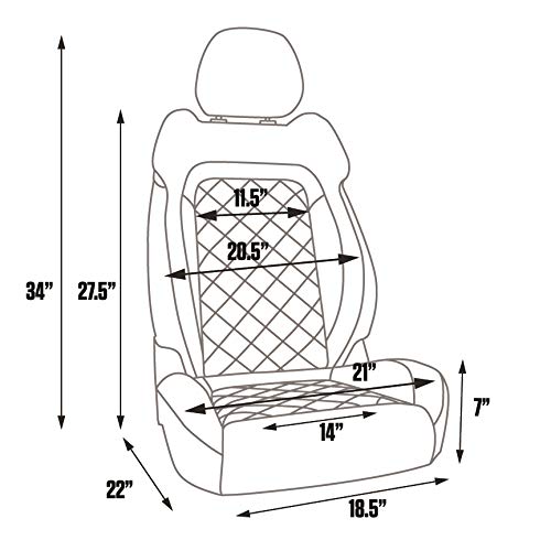 Scat Touring Series 80-1680-51R Seat Black Vinyl Right/Passenger