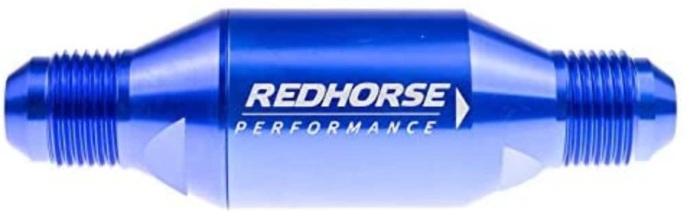 Performance Redhorse 4152-08-1 Inlet Outlet AN One Way Check Valve (Blue), 1 Pack