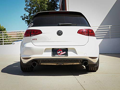 aFe Power AxleBack Performance Exhaust System, Carbon Fiber Tip