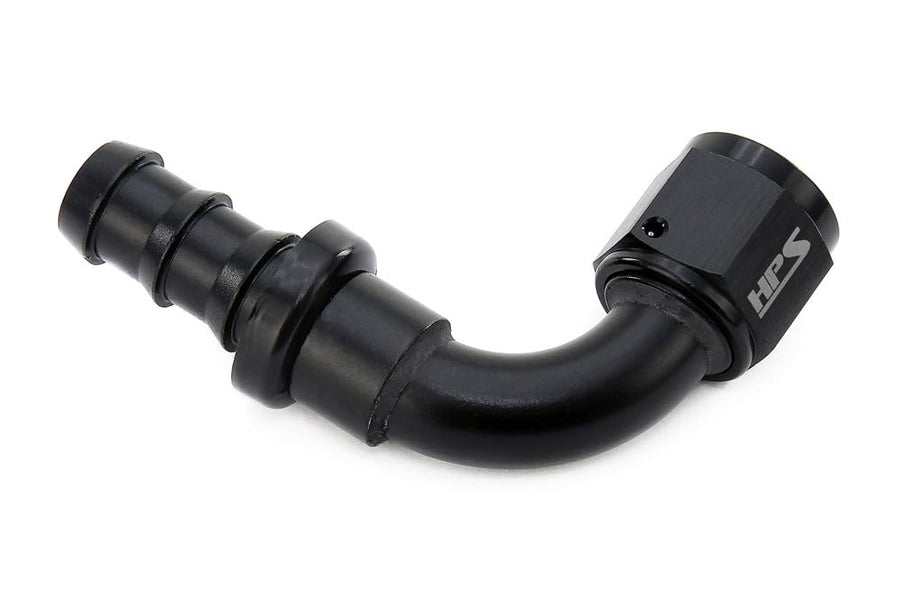 90 Degree HPS Performance -12 Push-On Aluminum AN Hose End, 150-9012