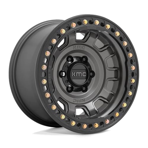 KMC Wheels 17X9 TANK BEADLOCK 6X5.54.41 -15mm ANTHRACITE - KM23679060415N