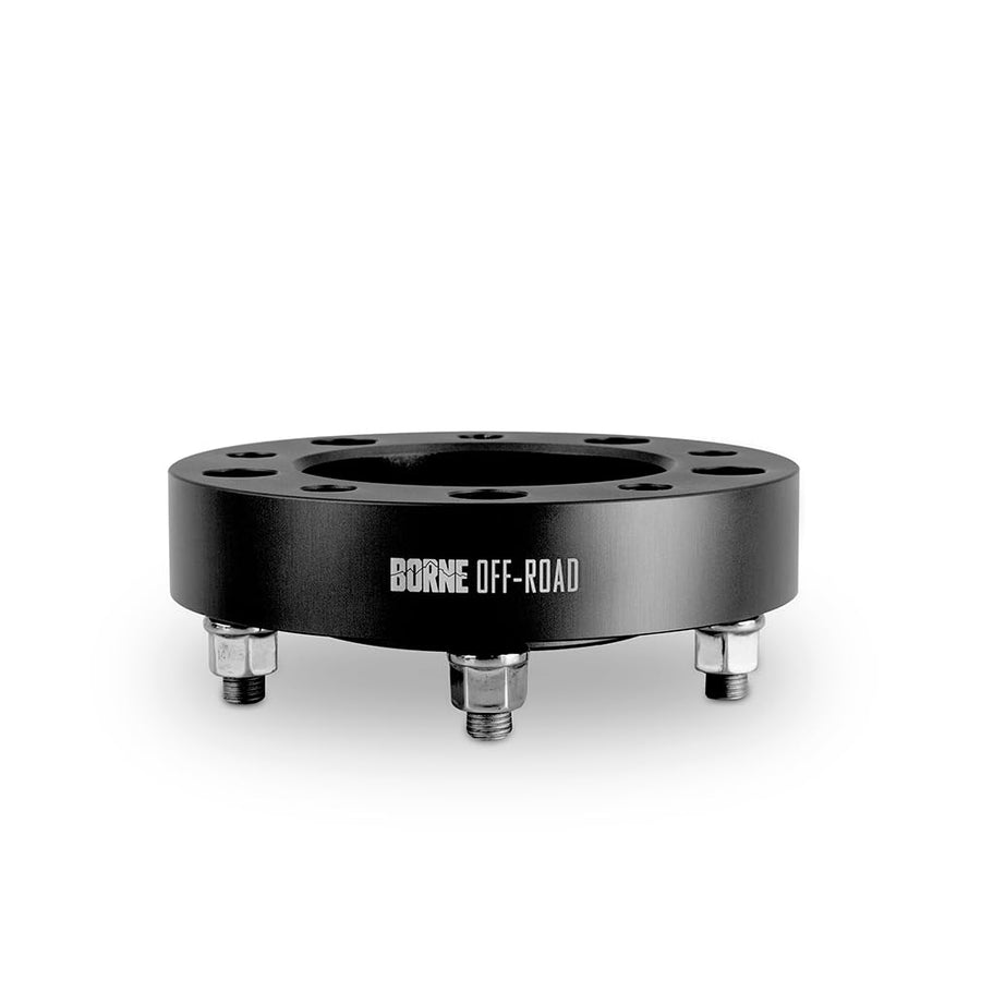Borne Mishimoto Off-Road Wheel Spacers, 5x150, 110.1 Center Bore, M14x1.5, 25mm, Black