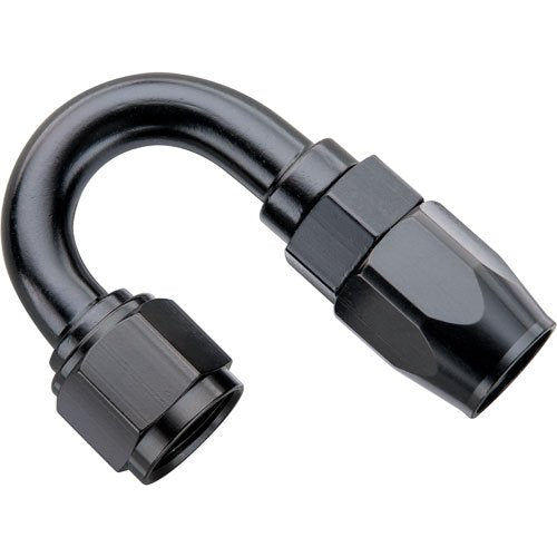 3000 Series Fragola 180 Degree Bent Tube Hose End, -8 A-N - Black
