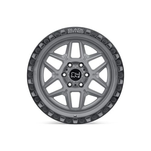 KELSO Black Rhino Hard Alloys 17X9 6X135 5 0mm BATTLESHIP GRAY W/BLACK RING - 1790KLS006135G87