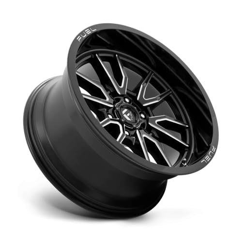D761 CLASH FUEL OFF-ROAD 17X9, 6X120, 5.04, 1mm GLOSS BLACK MILLED - D76117909450