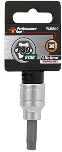 W38940 Performance Tool 3/8-Inch Drive T-40 Tamper Resistant
