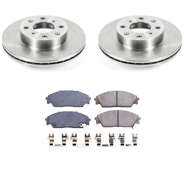 Power Stop Autospecialty KOE4880 Front Replacement Brake Kit-OE Brake Rotors & Ceramic Brake Pads