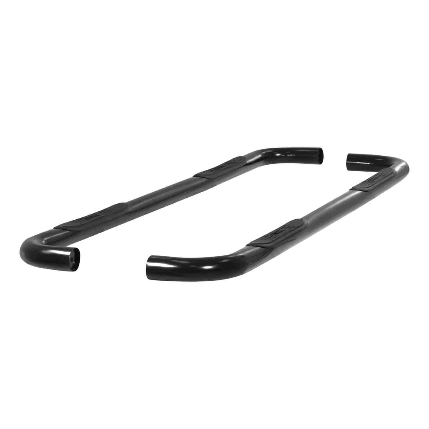 3-Inch Round Black Steel ARIES Nerf Bars, No-Drill, Fits Select Chevrolet Avalanche, Suburban, GMC Yukon XL