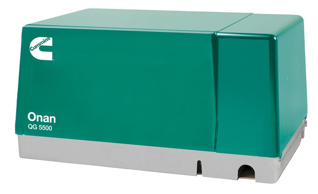 Onan Cummins 5.5HGJAB-6755 Generator and Component RV (Rv Qg 5500 Evap - 5500 Watt 120V Single Phase 60Hz Fixed Mount Gasoline Evaporat)