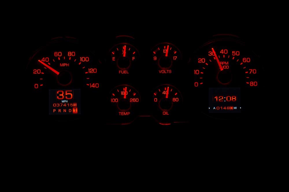 Dakota Digital Compatible with RTX-78C-MC-X 1978-85 Chevy Monte Carlo Early Design Style Retrotech Gauge System