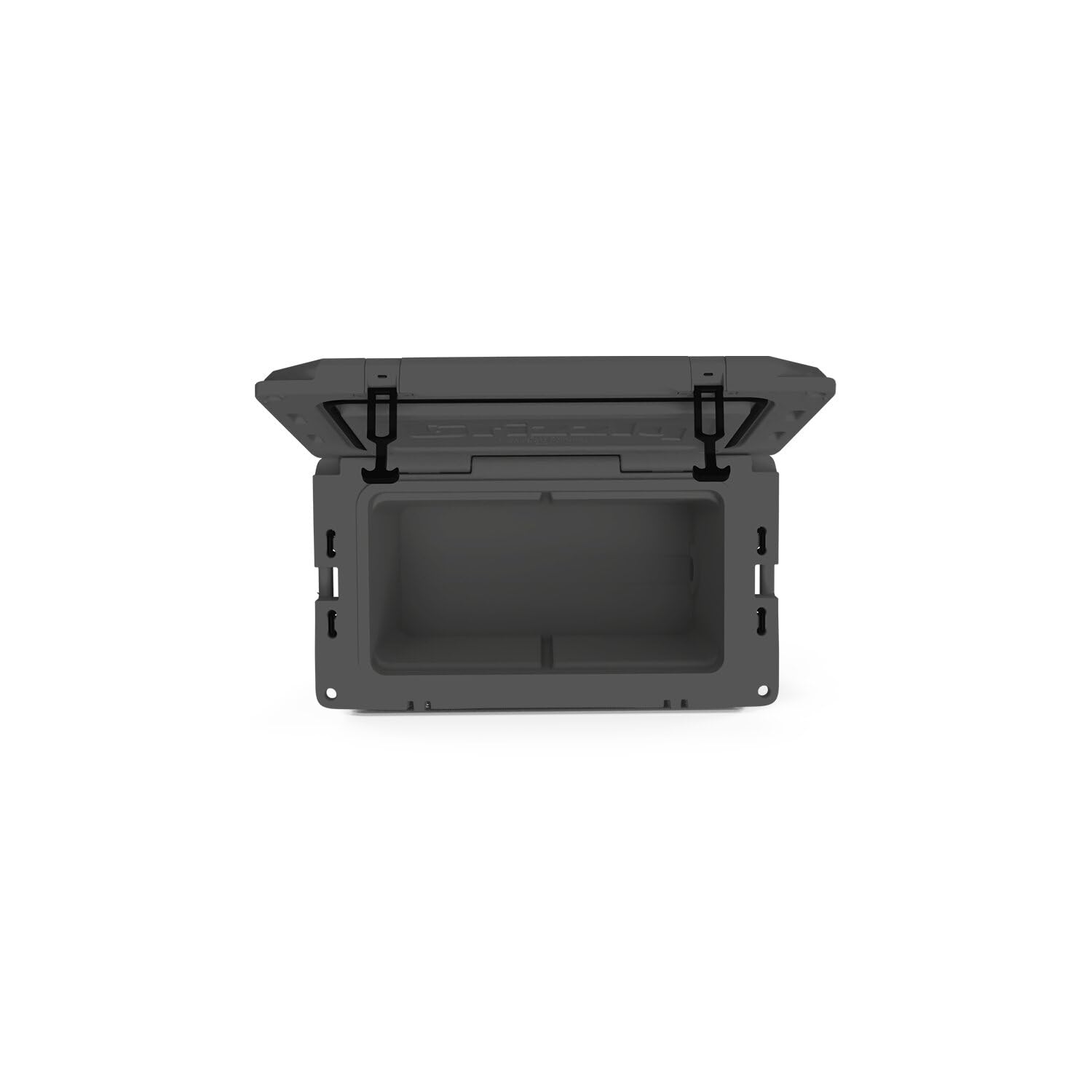 45 Cooler Grizzly | 45 qt Ice Chest Durable Rotomolded Insulated | Made in The USA | Warranty for Life | for Beach Boat Camping Fishing Hunting | G45 | Stealth Gray
